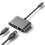 1000Mbps USB C to Ethernet Adapter PD3.0 Type-C Charging Port Network Adapter Type C to RJ45 Network LAN Adapter for PC 4