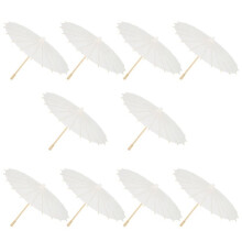 10 Stück Papier-Sonnenschirme, 30 cm Große Bambusschirme, Ideal Als Hochzeits-, Tisch- und Foto-Requisiten für Kindergeburtstage