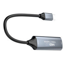 Type-C USB 2.0 Video Capture Card 4K -Compatible to Type-C Gaming Live Streaming Video Recorder 4K /30Hz