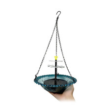 Fontaine Solaire Suspendue pour Oiseaux, Fontaine Ă Cascade Solaire, Fontaine Ă Eau pour Colibris avec Pompe Ă Eau
