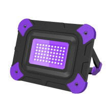 Luzes Negras Recarregáveis para Festas Neon, Pesca, Luz Negra Ultravioleta Sem Fio, Holofote para Uso Externo, 1 Unidade