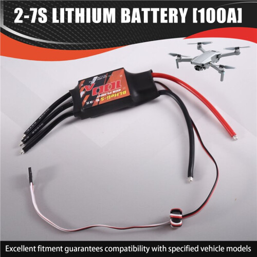 BLHeli RC Brushless ESC 100A Electric Speed Controller for Quadcopter Aircraft Model Fixed Wing Multi-Axis FPV RC Drone 2