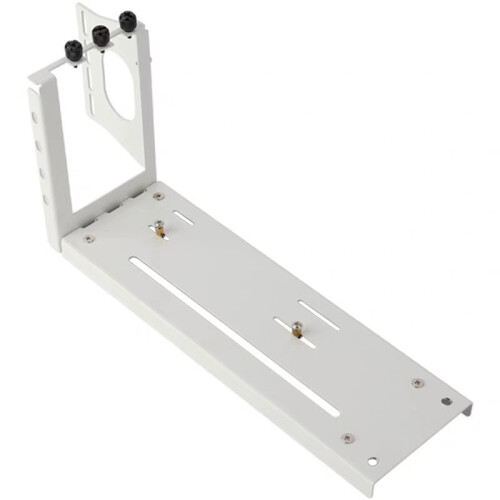 Vertical GPU Mount Bracket 3 Slots  Card Holder External EGPU Docking Station Stand PCIe GPU Support Frame White 1
