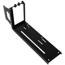 Verticale GPU-Montagebeugel met 3 Sleuven, Houder voor Externe EGPU-Dockingstation, PCIe GPU-Ondersteuningsframe, Zwart