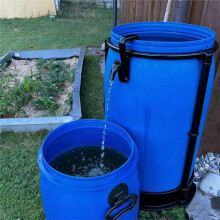 Tuyau de Trop-Plein avec pour Récupérateur D'Eau de Pluie, Sans Perçage, pour Réservoirs de Stockage D'Eau (Lot de 3)