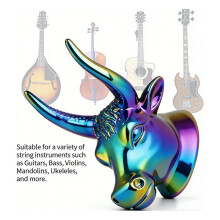 Väggmonterad Gitarrhängare Bull Gitarrhållare Ställ Färgglad Ukulele Väggmonterad Krok Stöd Stativ Förvaringsställ