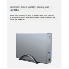 USB 3.0 to SATAIII Hard Drive Enclosure Portable Aluminum External 3.5" HDD Storage Case Box for I/II/III HDD SSD
