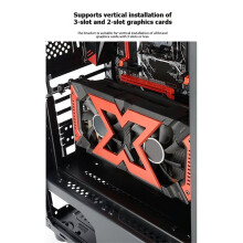 Vertical GPU Mount Bracket 3 Slots Card Holder External EGPU Docking Station Stand PCIe GPU Support Frame White
