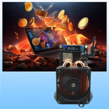 Para Bitaxe Gamma 601 1.9TH/S BTC Solo Miner 30W BM1370 Chip ASIC Minero de Bitcoin y Criptomonedas Potente Ventilador Silencioso Enchufe BR