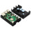 For Raspberry Pi 4 Aluminum Alloy Case with Dual Fan Active Passive Cooling Protective Shell Cooling Fan Housing 5
