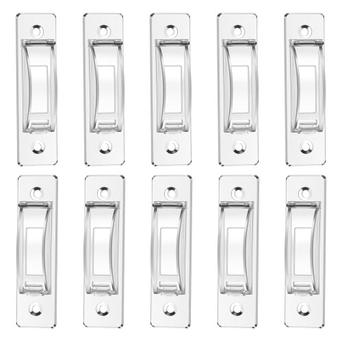 Packung mit 10 unsichtbaren Lichtschalterabdeckungen, passend