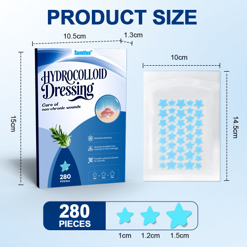 Nieuwe Tea Tree Oil Hydrocolloid Bean Patch Absorberende acnepleister