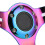 6‑Bolt Racing Steering Wheel Replacement 350mm Dia Universal Deep Dish Light Blue 1