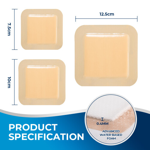 Silicone Gel Foam Dressing Pressure Sore Patch Pressure Sore Band-Aid