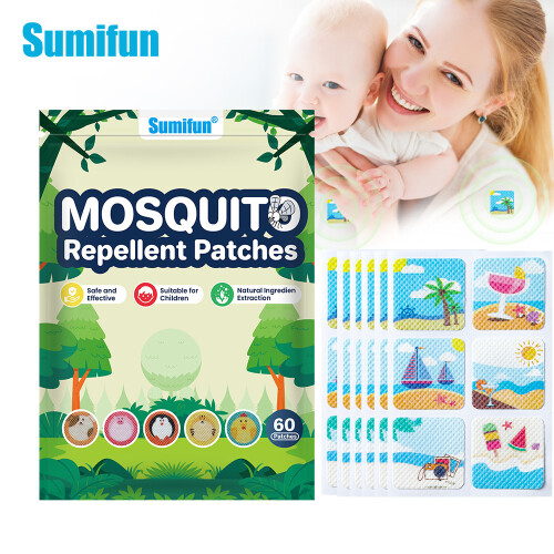Cartoon muggenspray-patch Onschadelijke muggenspray voor kinderen 1