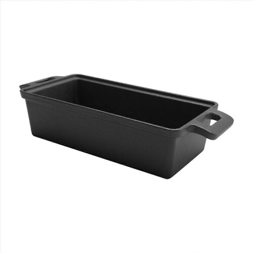 Cast Iron Bread Pan with Lid, Heavy Duty Loaf Pans for Baking Bread, Loaf Pans for Oven Baking, 2PCS 2