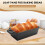 Cast Iron Bread Pan with Lid, Heavy Duty Loaf Pans for Baking Bread, Loaf Pans for Oven Baking, 2PCS 4