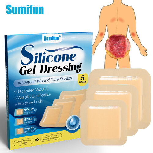 Silicone Gel Foam Dressing Pressure Sore Patch Pressure Sore Band-Aid 1