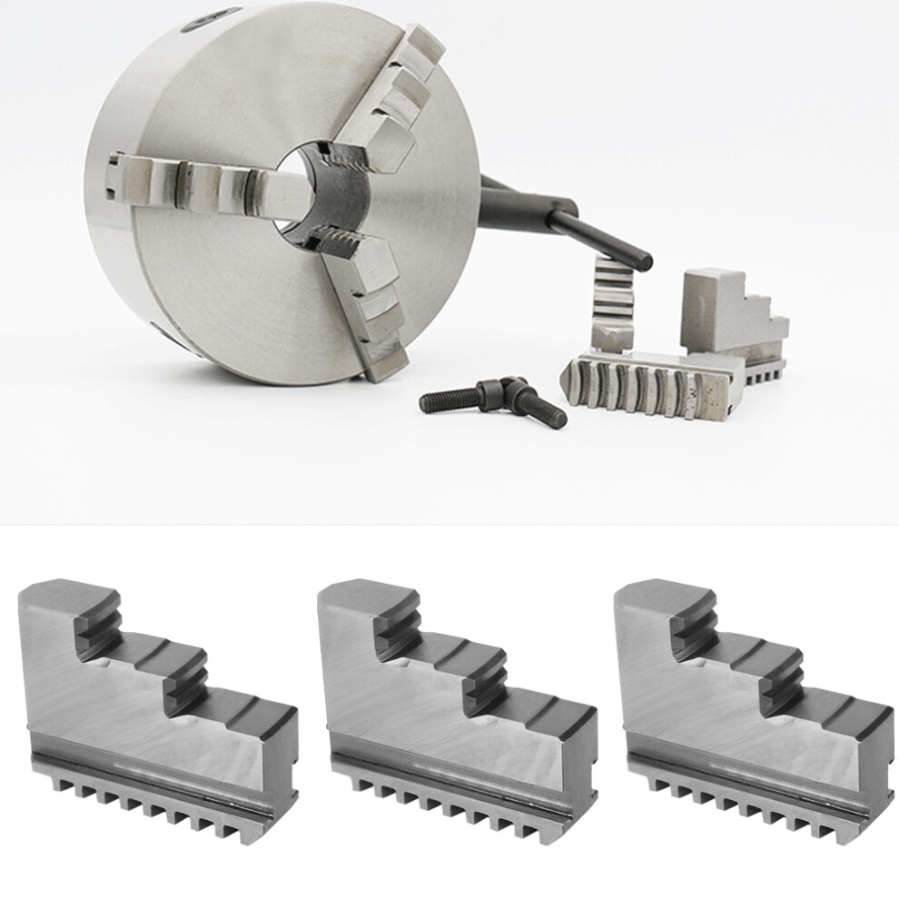 3 Pcs 20CrMnTi Internal Jaw K11-200 Lathe Chuck