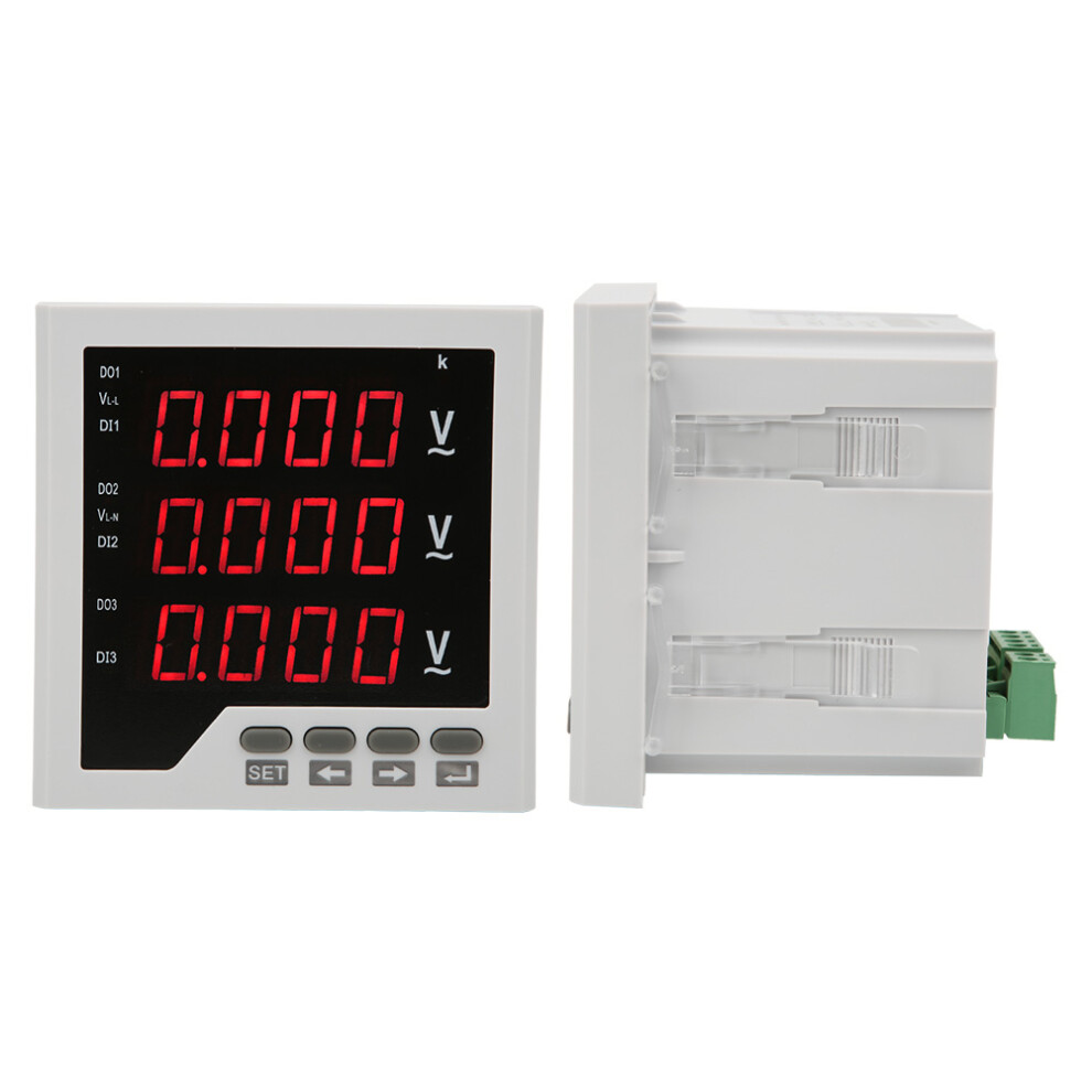 Voltage Tester Dtm-Av96 3 Phase Ac 450V Programmable Digital Volt Display Meter 8181393817139