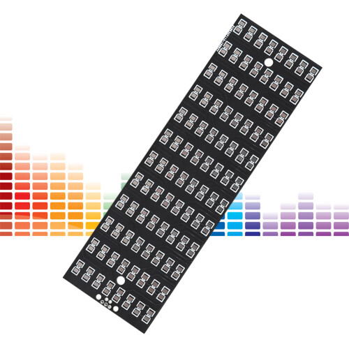 Microcontroller LED Spectrum Analyzer Kit 5V DIY Electronic Music Display