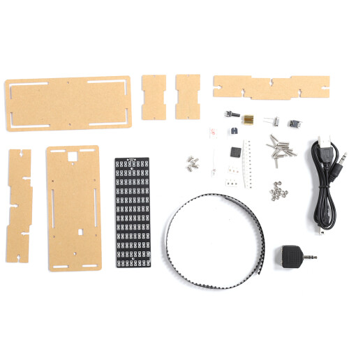 Microcontroller LED Spectrum Analyzer Kit 5V DIY Electronic Music Display 1