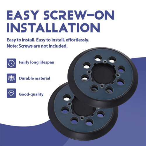 5-Inch Hook and Loop Metal Backing Replacement Pad-Suitable for  DWE6423/6423K DWE6421/6421K Random Orbital Sander 1