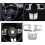 För    Compass Cherokee 2011+ Bilinteriör Rattdekoration Cover Trim Ramdekaler 2