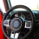 För    Compass Cherokee 2011+ Bilinteriör Rattdekoration Cover Trim Ramdekaler 3
