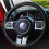 För    Compass Cherokee 2011+ Bilinteriör Rattdekoration Cover Trim Ramdekaler 4