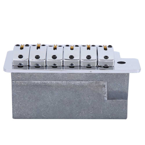 Chrome 6-String Tremolo Bridge Set for Guitars