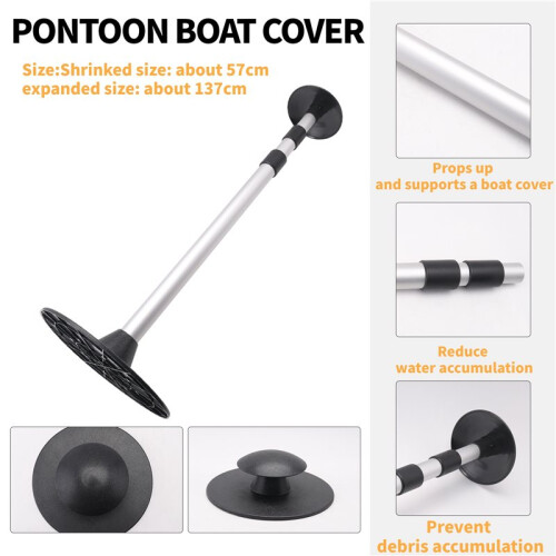 Boat Cover Support Pole, Telescoping Aluminum Boat Cover Support Pole,Boat Cover Support System 2