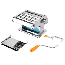 Machine à pâtes manuelle à 3 lames, laminoir à pâte en acier inoxydable, presse à nouilles pour la cuisine