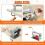 Stainless Steel Polymer Clay Roller Machine Set Includes Clay Presser Machine for DIY Craft Project 5