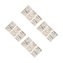Autocollants Lettres Or 3D PVC Pour Accessoires Scrapbook