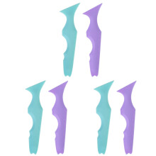 6Pcs Makeup Stencils Silicone Eyeliner Eyebrow Aid Multi-Function Tool