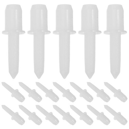 60Pcs White ABS Spring Loaded Shutter Repair Pins for Home Blinds