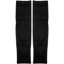 2Pairs Outdoor Black Arm Sleeves for Women Uv Protection Breathable