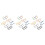 18Pièces Boucles Nez Acier Inoxydable Mode 4
