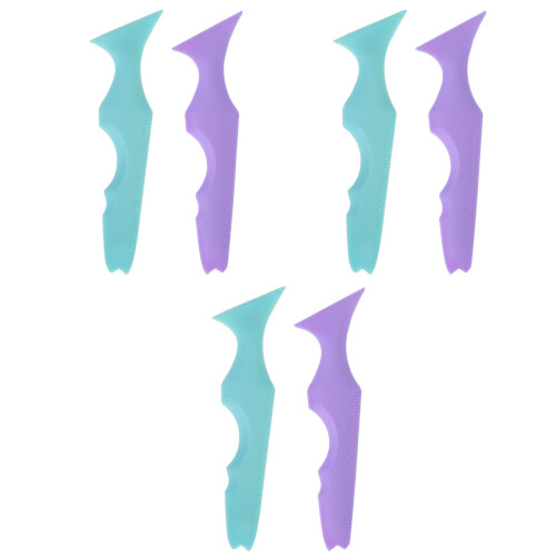 6Pcs Makeup Stencils Silicone Eyeliner Eyebrow Aid Multi-Function Tool 1