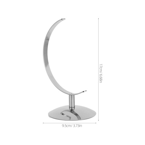 Silver Iron Globe Holder for Office Desktop Geography Model Stand 1