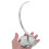 Silver Iron Globe Holder for Office Desktop Geography Model Stand 7