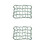 2Pcs Multi Cotton Rope Hammock Net for Hamster Climbing and Play 2