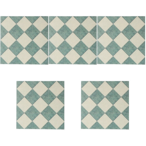 5Pcs Green Tiny Floor Sheets Decorative Props for Mini House Playsets 1