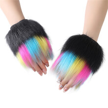 Vingerloze handschoenen met kleurrijk thema Warm pluche-Sectie 3