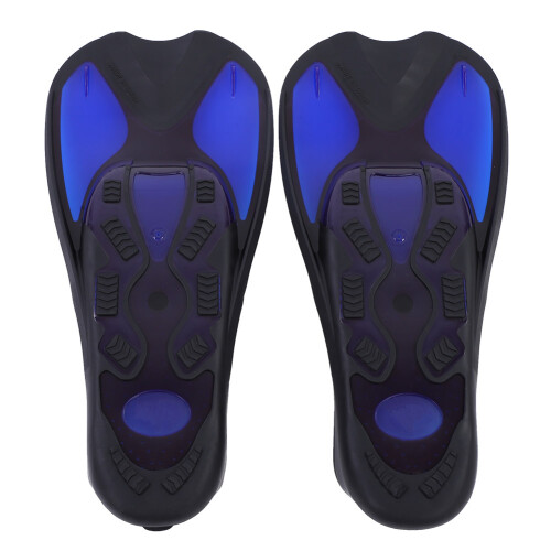 Open Heel Swim Fins Blue Size XL