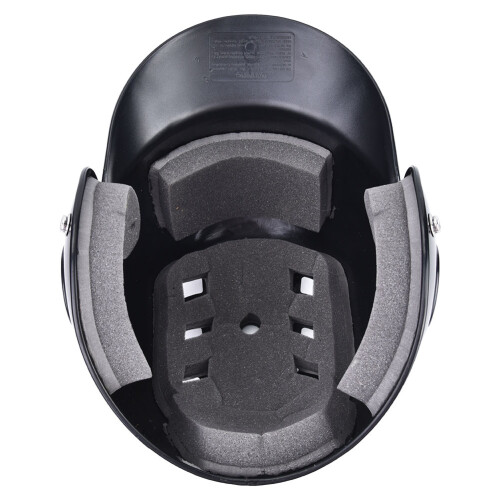Baseball Batting Helmet with Strap One Size, Black