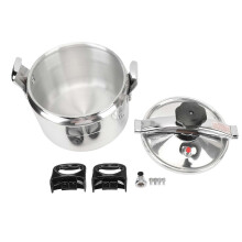 Autocuiseur professionnel 7 L, grande capacité, efficace, sûr, sans revêtement, double oreilles, en aluminium, pour cuisinière à gaz