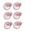 Ramekins with Lids 8 oz,White Porcelain Creme Brulee Souffle Ramekins 1