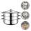 Thickened Stock Pot Stainless Steel Home Use Steaming 28cm 1 Set 4